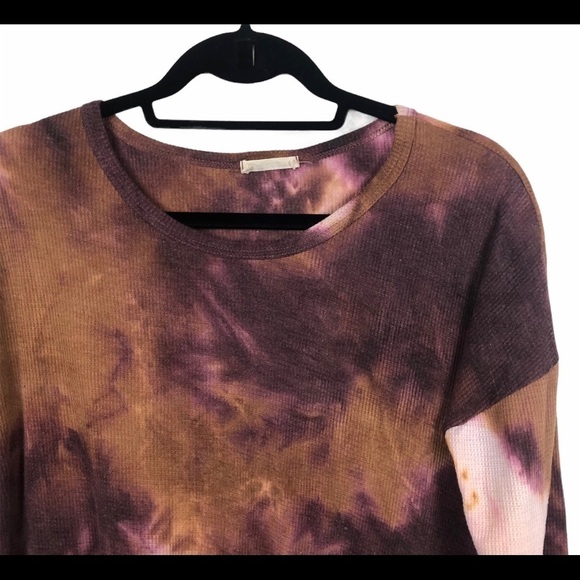 Smoke & mirrors women’s long sleeve brown tie-dye‎ - Picture 4 of 8
